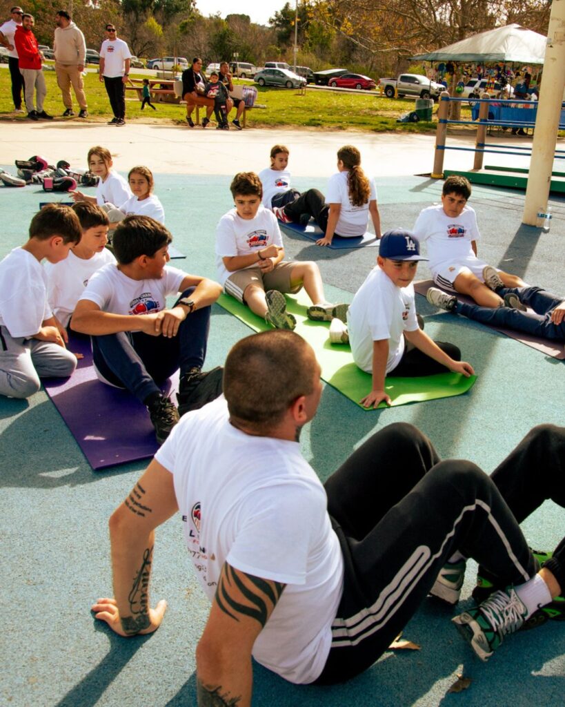 group boxing sessions led by certified coaches