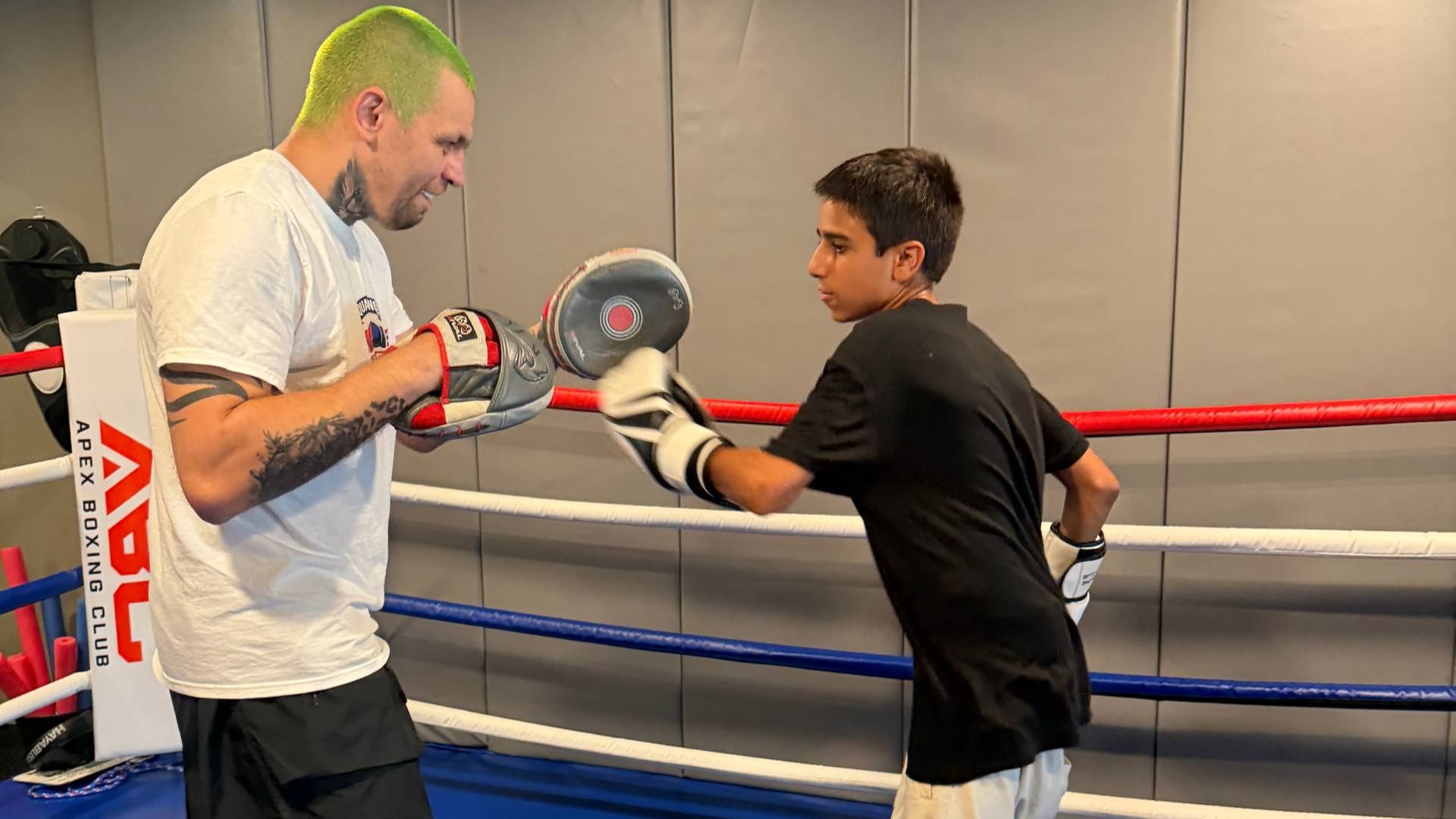 equal chance boxing foundation hosted another free youth boxing training session led by ivan redkach