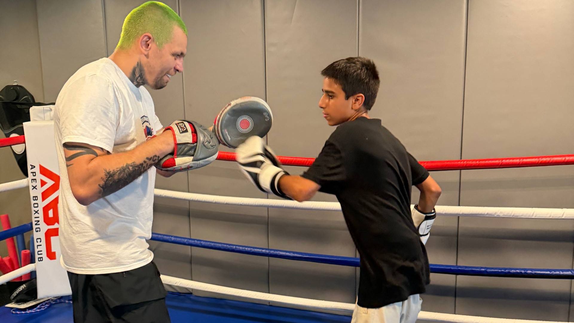 Young people beginning structured boxing training in Los Angeles